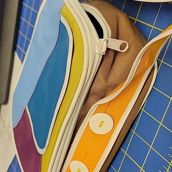 Phonak Hearing Aid Colorblock Crossbody Adjustable Bag 8.5" x 6.5" x 3" - Picture 12 of 13